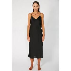 Moochi Women's Red Sleeveless V-Neck Angle Maxi Dress Size 8